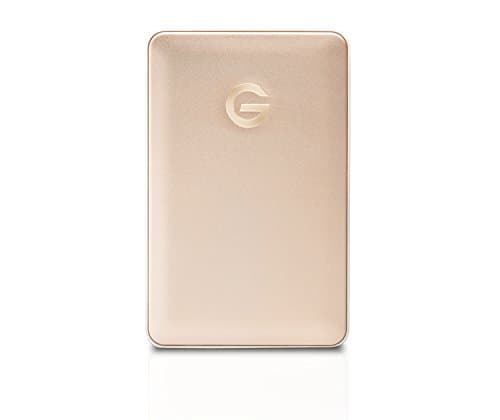 HITACHI G-Technology 1TB G-DRIVE mobile USB-C Portable Drive 1000GB GOLD WW 0G04843