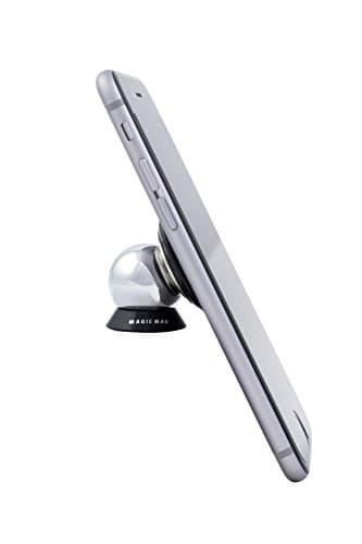 Magic Mag – Universal Car Mount Dashboard Magnetic Mobile CellPhone Dashboard Holder, 360º Rotating Cradle-less Mount Kit for iPhone, Samsung, Tablets, GPS and Android Devices