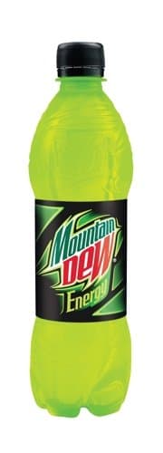 Mountain Dew Energy Drink Lemon and Lime 500ml Bottle Ref A07703 [Pack 24]