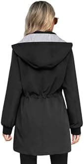 Bloggerlove womens Raincoat Windbreaker