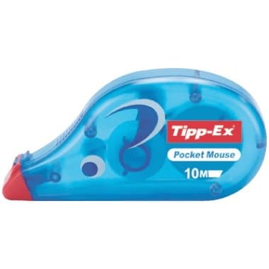 TIPP-Ex Pocket Mouse Correction Tape Roller Bandma: 4,2 mm x 10 m, Colour: White – Size XL