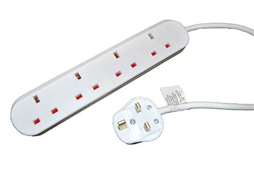 Videk4 Way 13A Mains Socket with 10m Lead