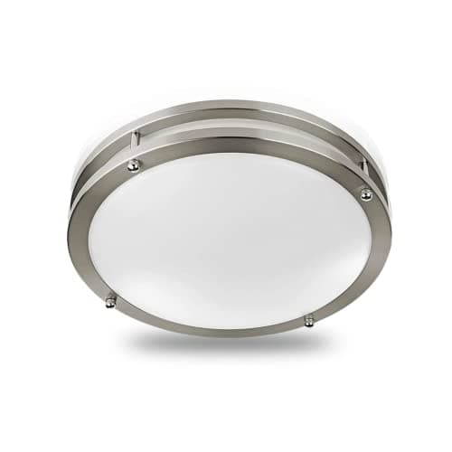 Sleeklighting Modern Flush Mount LED Ceiling Light (12” inch) 15Watt - 1050 Lumens, 3000K Soft White - 50,000 hours Life - Easy to Install - 80% more efficient, Dimmable, UL, ENERGY STAR