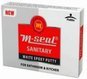 Pidilite M-SEAL SANITARY WHITE EPOXY PUTTY 50g Box