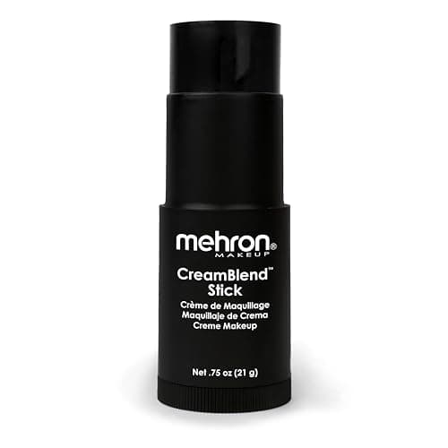 Mehron Makeup CreamBlend Stick, BLACK - .75oz