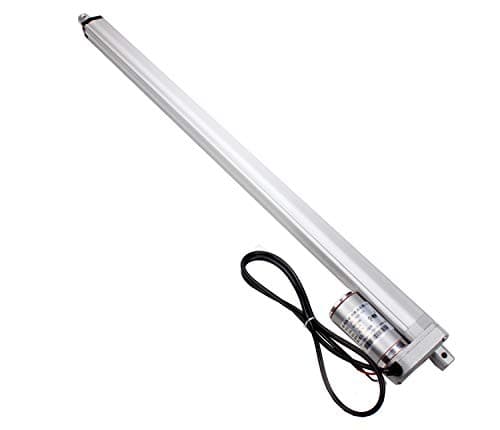 Dreamsknow Heavy Duty 12V 24" Multi-function Linear Actuator Motor 600mm Stroke 750N Max Lift Linear Motion Actuators For Autos Massage Chair (600mm/24" Stroke)