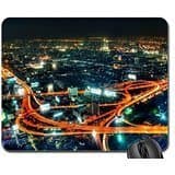 city life at night Mouse Pad, Mousepad