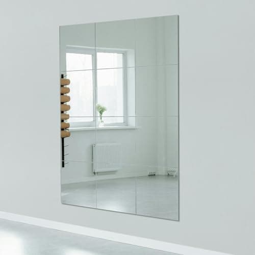 Wall Mirror Tiles, 12"-12pcs