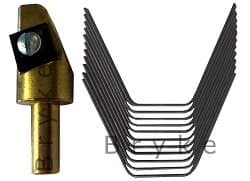 Tire Groover Head and Blade Combo Kit Size: #8 Square Blades