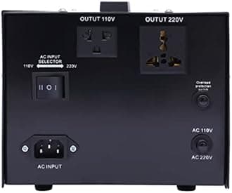 Step UP/Down Transformer 220v to 110v, 1000W Voltage Converter 220 to 110 120v to 240V Heavy Duty Power Transformer Automatic Voltage Regulator Stabilizer Circuit Breaker Protection