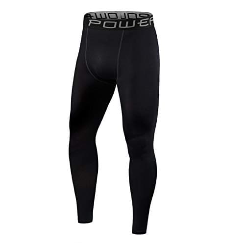 PowerLayer Boys' Running Football Tights Compression Base Layer Leggings