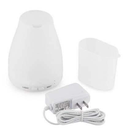 Ablevel Aromatherapy Essential Oil Diffuser Portable Ultrasonic Cool Mist Aroma Humidifier With Color LED Lights Changing and Waterless Auto Shut-off Fuction for Home Office Bedroom Room