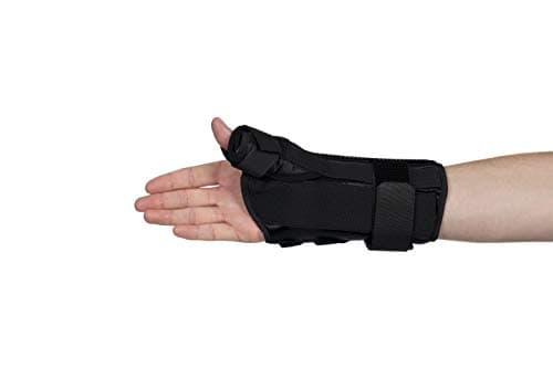 FitPro Adjustable 8" Wrist and Thumb Spica Support With Removable Insert- Left, Small, Amazon Exclusive Brand