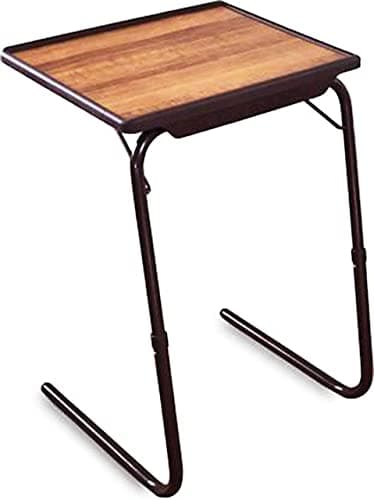 OAK N' OAK BUNNY BEAR ® TABLE-ALDER| Adjustable Multi Position Portable Folding Table Mate for Bed Trey, Work, Watch TV, Dining, Study, Outdoor & Office Furniture(Alder)