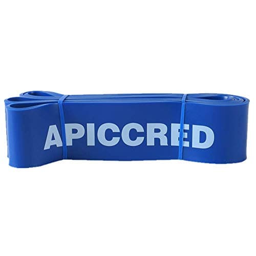 APICCRED Pull Up Assist Resistance Bands for Exercises as Mobility Workouts, Powerlifting, Warm up, Stretching and Other Functional Fitness #7 Blue 60-175 Pounds