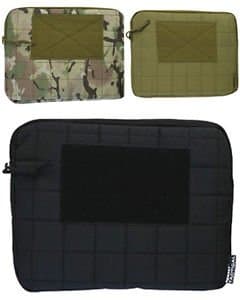 Kombat Ipad / Tablet Case With MOLLE / PALS Platform - Camo Army Military Police (Coyote)