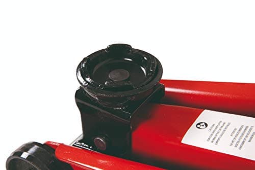 FERM TJM1008 Trolley Jack - Car Jack on Wheels - Min. 135 mm - Max. 356 mm - With Storage Case