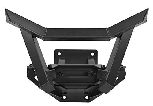 Aprove Precursor Front winch Bumper Brush Guard with Winch Mounting Bracket for Can-Am Maverick X3 and X3 Max, Integrated Light Ports - Black