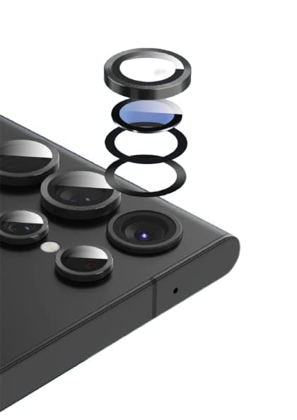 Green LionCamera Lens Armor With AR Optic Tech For HD Clarity Compatible with Samsung S23/S23 Plus, Diamond Hardness, Scratch Resistant, Easy Installation, Full Coverage, Ultra Clear