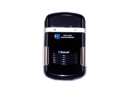 BluAce BA-692 Bluetooth Speakerphone Solar-Powered Handsfree Multipoint to connect 2 phones at same time