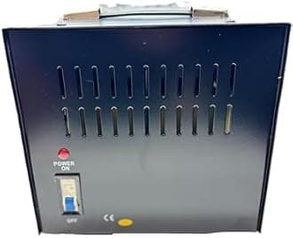 Simran Voltage Transformer Power Converter 10000 Watts Step Up Down Voltage Transformer Converts Between 110 Volt -220/240 Volt Worldwide Use CE Certified Black (THG-10000(T))