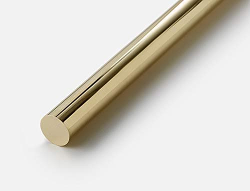 Wieland Chase Blue Dot C360 Solid Leaded Brass Rod | Round, 1/2" x 1' | American Made | ASTM B16