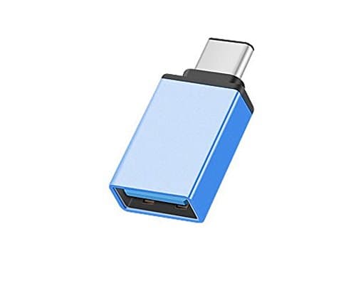 Youbo Tech USB Type C USB OTG for Xiaomi Huawei Honor P9 8 Nexus 6 P Type C Adapter OTG USB Data Sync Charging tipo-c USB-C blue