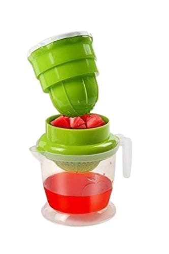 Kitchenware MNL_JCR_1 2 in 1 Orange Juicer Machine Hand Food Grade Plastic orange juice maker (Multicolor pack of 1) 2.95