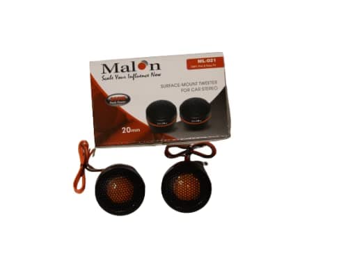 Universal Malon Car Tweeter Speaker Pair High Efficiency Mini Sound Set of 2