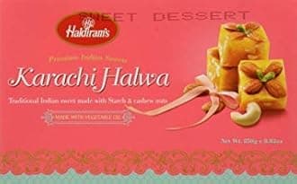 Haldiram Karachi Halwa Traditional Indian Sweet - 250 Grams (Pack of 3)