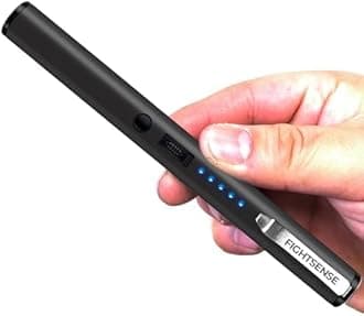Pen Stun Gun for Self Defense Battery Life Indicator, Belt Clip, Pen Flashlight stun Gun for Women self Defense