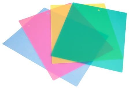 Color Coded Flexible Cutting Mats- Set of four