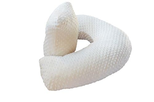 One Z Plus Nursing Pillow - Plus Size Nursing Pillow w/Cuddle Cover (Cream Cover)