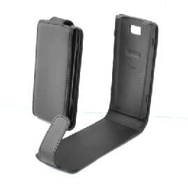 Vertical Flip Leather Case Nokia X3-02 Colour Black