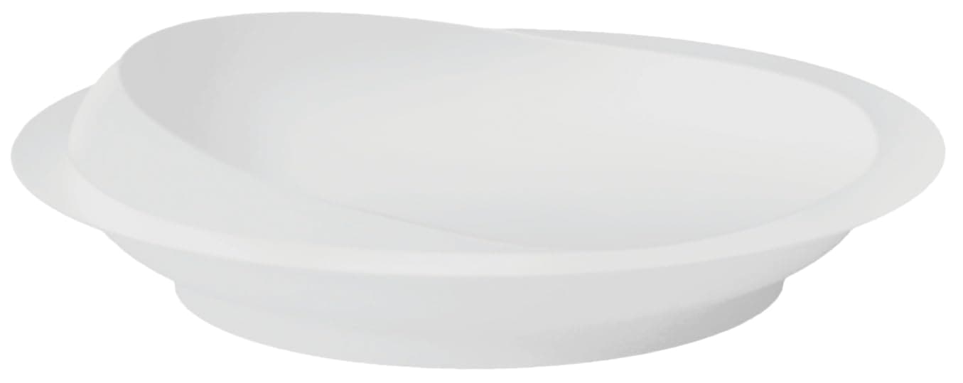 Aidapt Large Scoop Plate Eating Aid With Suction Base For Elderly and Disabled and Users With Limited Dexterity