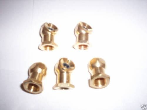 5 SOLID BRASS TIRE INFLATOR AIR CHUCKS 1/4" NPT