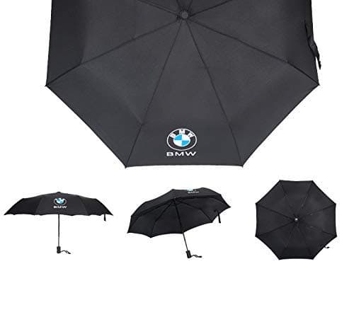 Patricon Fully Automatic Sport Open Large Folding Black Umbrella Windproof Sunshade with Car Logo for BMW Accessory