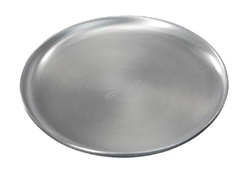 Plate for candles, decoration round silver 15 cm