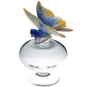 Daum Butterfly Glass Perfume Bottle