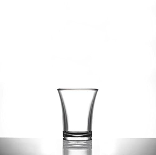 Plastic Shot Glass x 100-25ml/2.5cl | Clear Polystyrene Drinkware Range