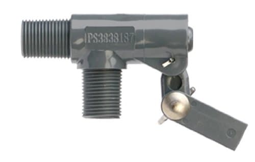 Kerick ValvePS3838187 PVC Float Valve, Standard Mount, 7.2 gpm at 60 psi, 3/8" NPT Male