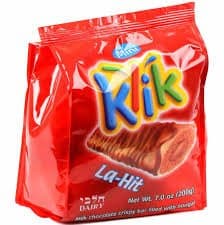 Klik La-hit Mini Chocolate Bars - 18 Ct Bag