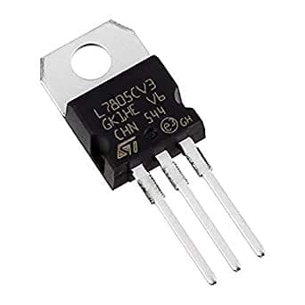 ZYME® LM7805 7805 Positive Voltage Regulator IC, 5V 1A (Pack of 2)