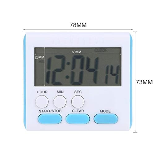 Laboratory Timer, Kitchen Timer,Stop Watch and Digital Clock with Magnetic