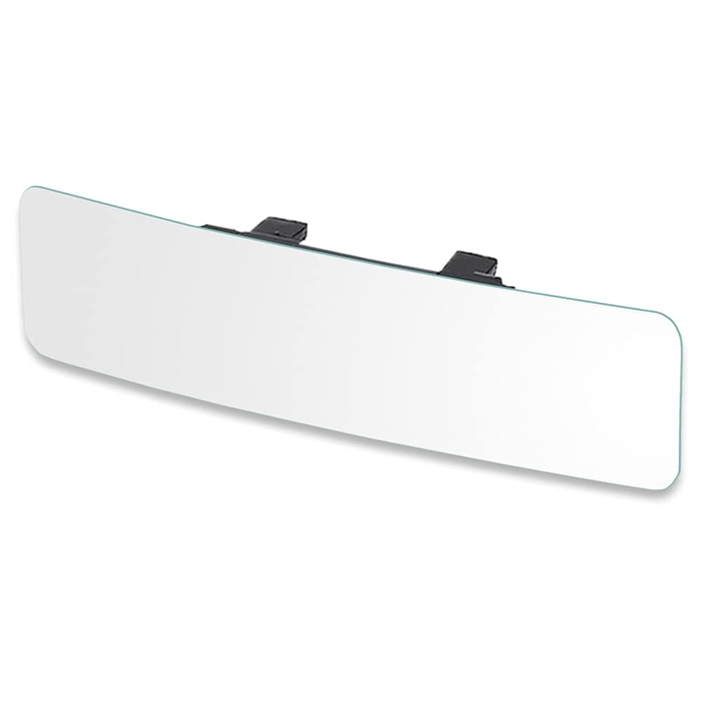 SkycropHD Rear View Mirror Frameless Car Interior Rearview Mirror Panoramic Wide Angle to Eliminate Blind Spots – Convex,11.8''(White)