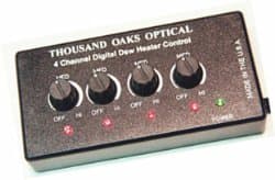 Thousand Oaks Four-Channel Digital Dew Heater Control Unit - Requires Heater Band/s.