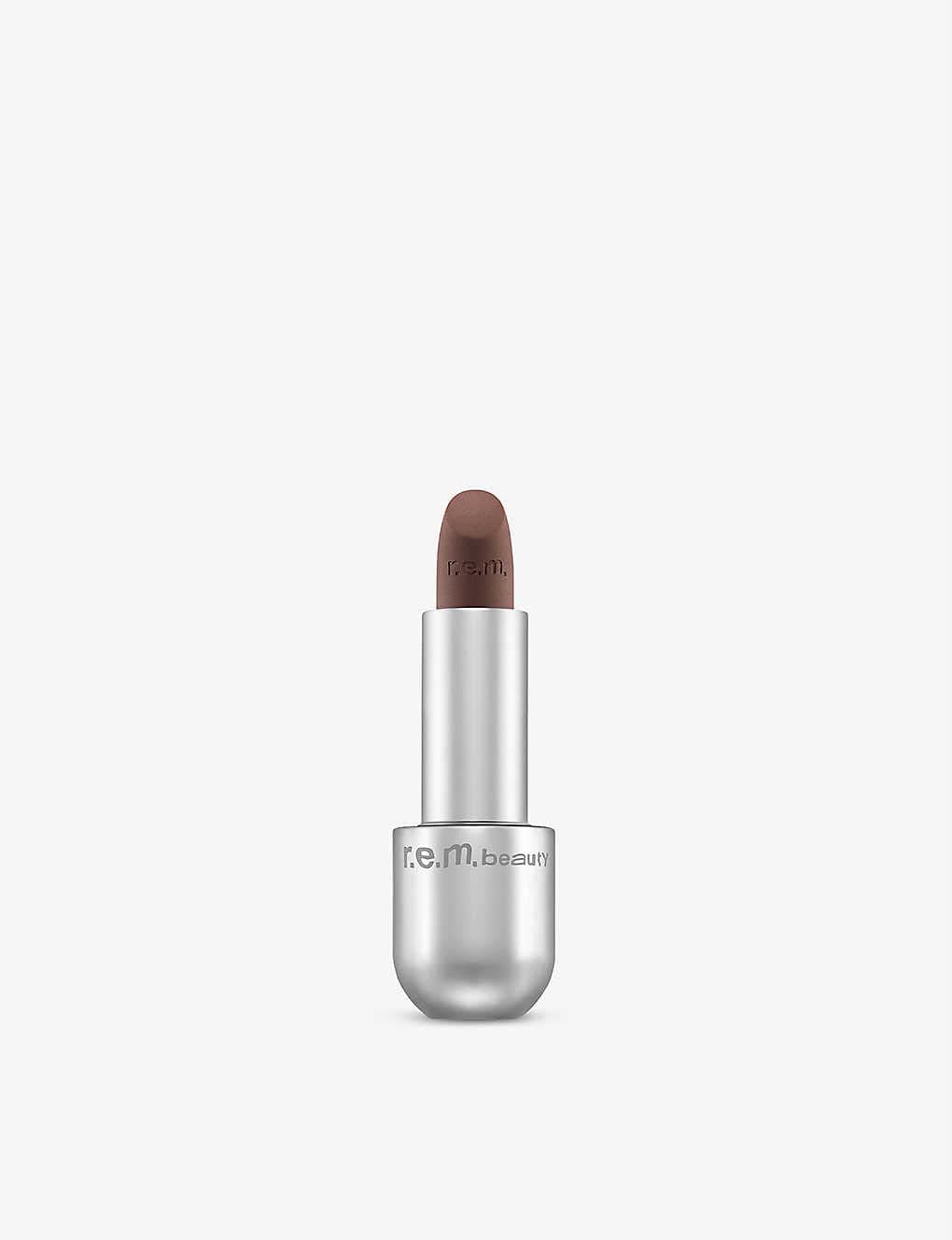 r.e.m. beauty On Your Collar Matte Lipstick, 3.5 g, Wine N Dine