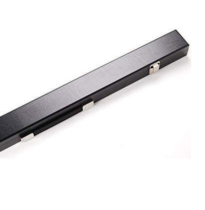 Other Sturdy Black Hard 2pc Snooker Cue Case Red Interior