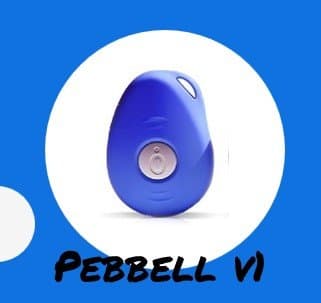 Pebbell HoIP mini GPS Tracker & SOS Alarm (Blue)