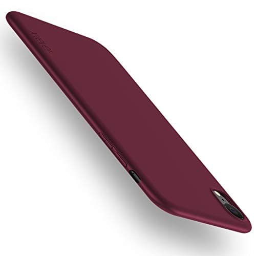 X-level for iPhone XR Case,Slim Fit Soft TPU Matte Surface Ultra-Thin Phone Case for Women Light Full Protective Back Cover Compatible Apple iPhone XR (2018) 6.1 inch-Burgundy